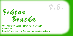 viktor bratka business card